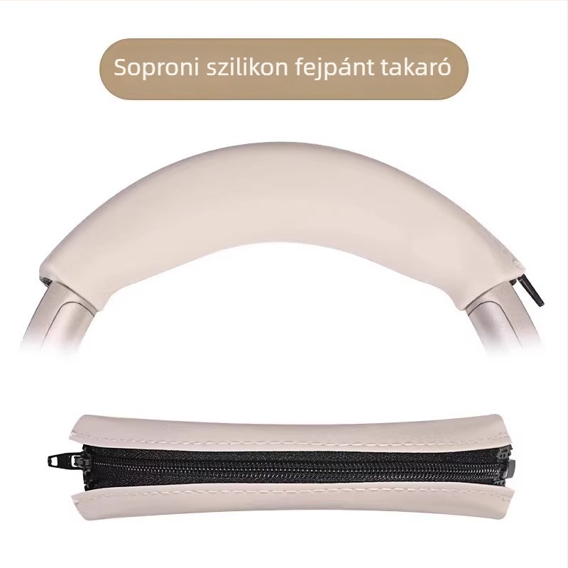 PU bőr fülpárnák QCY H3, H3 Pro és H3 Lite-hoz — PU bőr, egyszerű felszerelés, kompatibilis a QCY H3 sorozattal
