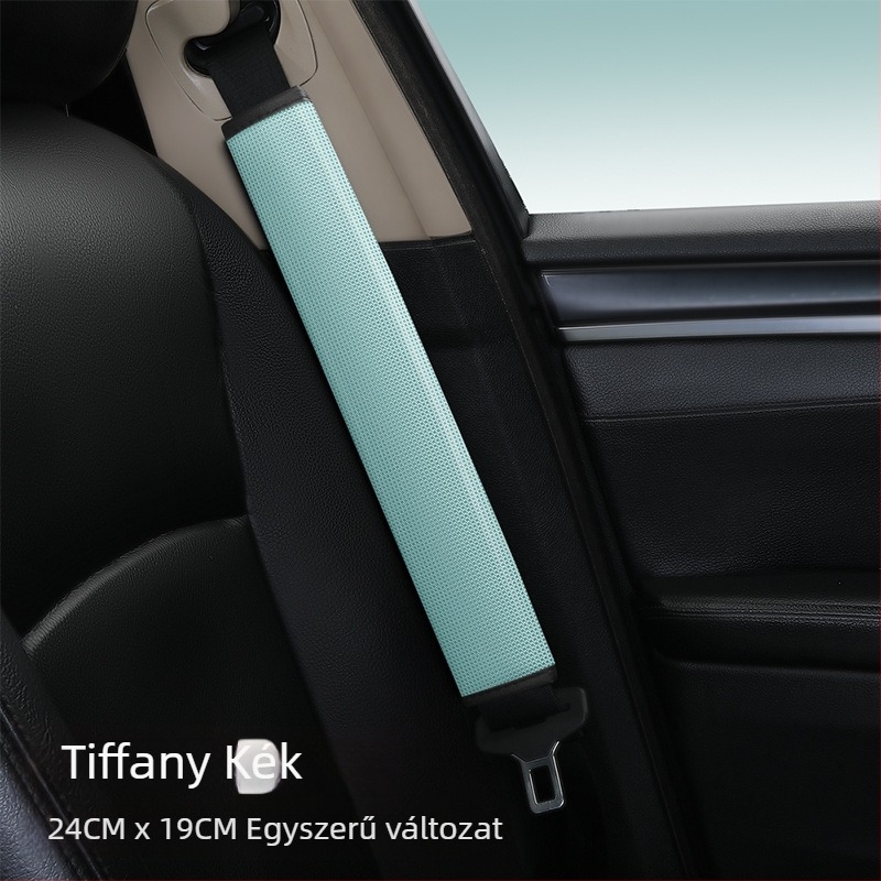 Autó biztonsági öv vállvédő huzat – karikatúra dizájn, poliészter anyag, testre szabható, nyomtatott logó