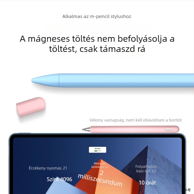 Huawei m-pencil stylus tok – szilikon védőtok, csúszásmentes, licencelhető magáncímke