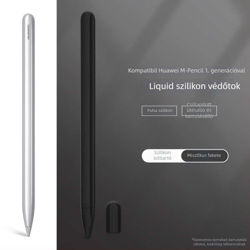 Huawei m-pencil stylus tok – szilikon védőtok, csúszásmentes, licencelhető magáncímke