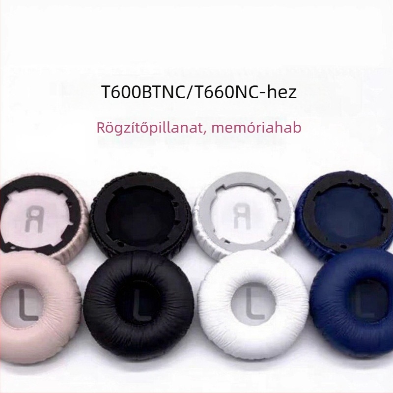 JBL T600BT/Tune 600BTNc/660NC/670NC fejhallgatóhoz bőr fejpánt fedél, csattal az egyszerű telepítéshez