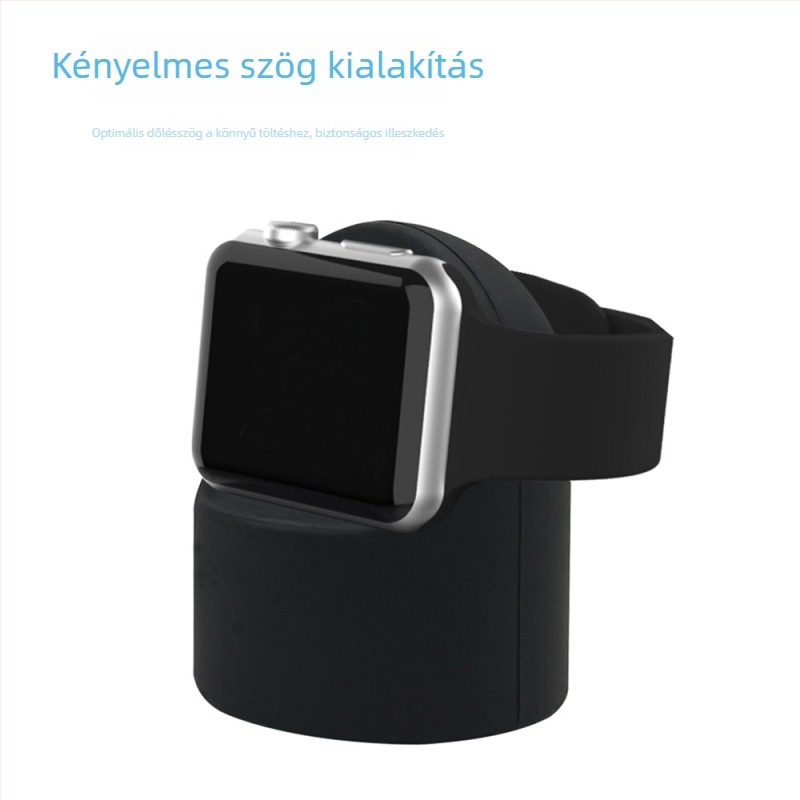 Szilikonból készült vezeték nélküli töltőállvány Apple Watchhoz