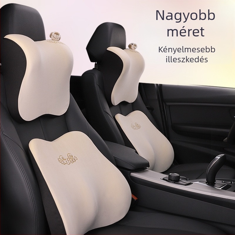 Memóriahabos autófejtámasz párna a nyak támasztásáért