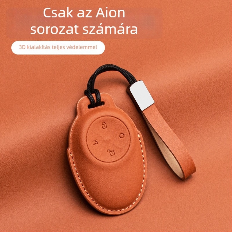 Yibo márkájú bőr kulcstartó tok az AION V Tyrannosaurushoz, egyszerű stílus, testreszabható (Márka: Yibo; Anyag: Bőr; Stílus: Egyszerű; Testreszabás: Igen)