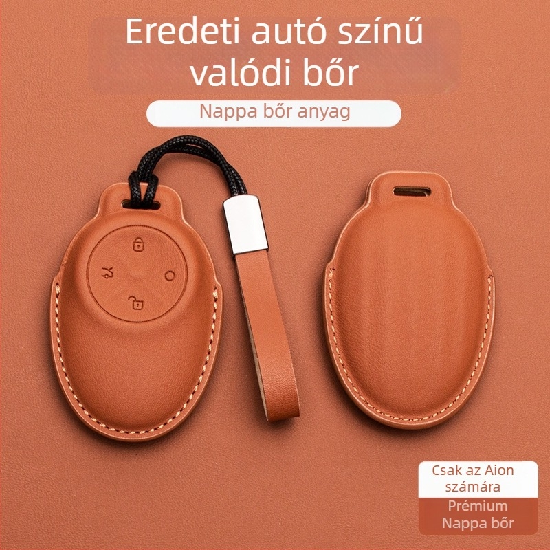 Yibo márkájú bőr kulcstartó tok az AION V Tyrannosaurushoz, egyszerű stílus, testreszabható (Márka: Yibo; Anyag: Bőr; Stílus: Egyszerű; Testreszabás: Igen)