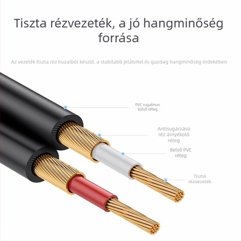 6,35 mm-es mikrofonkábel XLR-hez, kettős vezető, XLR női csatlakozó, nikkelített, ROHS