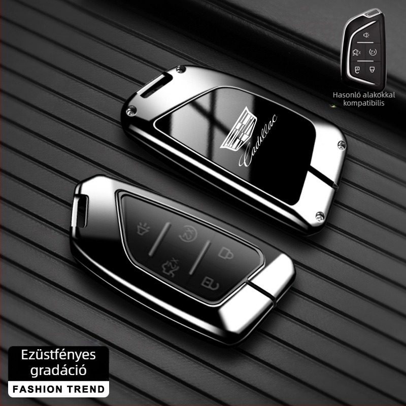 Kulcs tok Cadillac CT5, XT5, XT4, CT6, XTS, CT4 számára | Zn ötvözet | Elegáns stílus | Többfunkciós csat