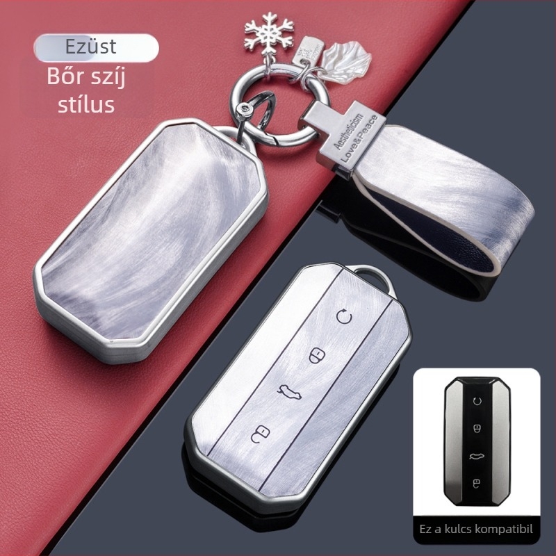 Chery Jaecoo kulcstartó tok – minimalista TPU tok, J5/J7 kompatibilis, Testreszabás nélkül
