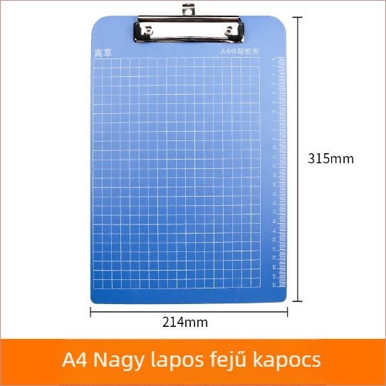 LC3005 Műanyag A4-es Klipboard erős clamp