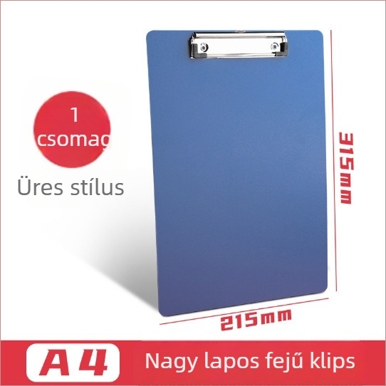 LC3005 Műanyag A4-es Klipboard erős clamp
