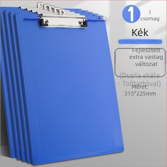 LC3005 Műanyag A4-es Klipboard erős clamp