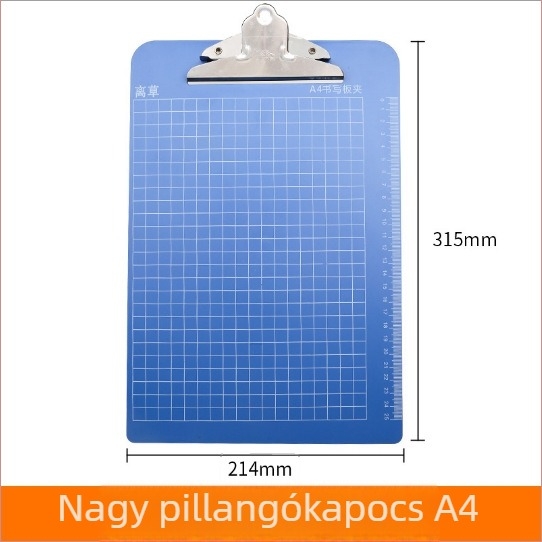 LC3005 Műanyag A4-es Klipboard erős clamp