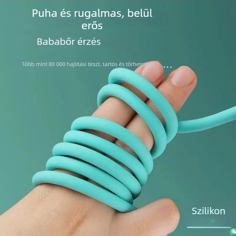 3,5 mm-es to 3,5 mm-es férfi AUX kábel, háromvezetékes, szilikon vezető Apple autóhifi DIY