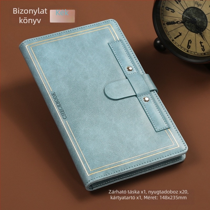 Számlatartó – puha bőrből készült számladosszié, testreszabható logóval