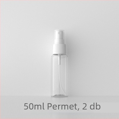 Kis fertőtlenítő permetező üveg, műanyag, finom köd, otthoni tisztításra és növények öntözésére