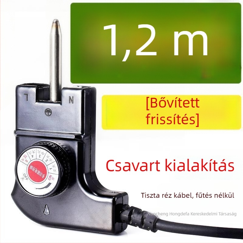 Koreai stílusú multifunkciós elektromos forró fazék, tápkábel hárompontos csatlakozóval, hőmérséklet-szabályozó kábel a fazékhoz és grill serpenyőhöz