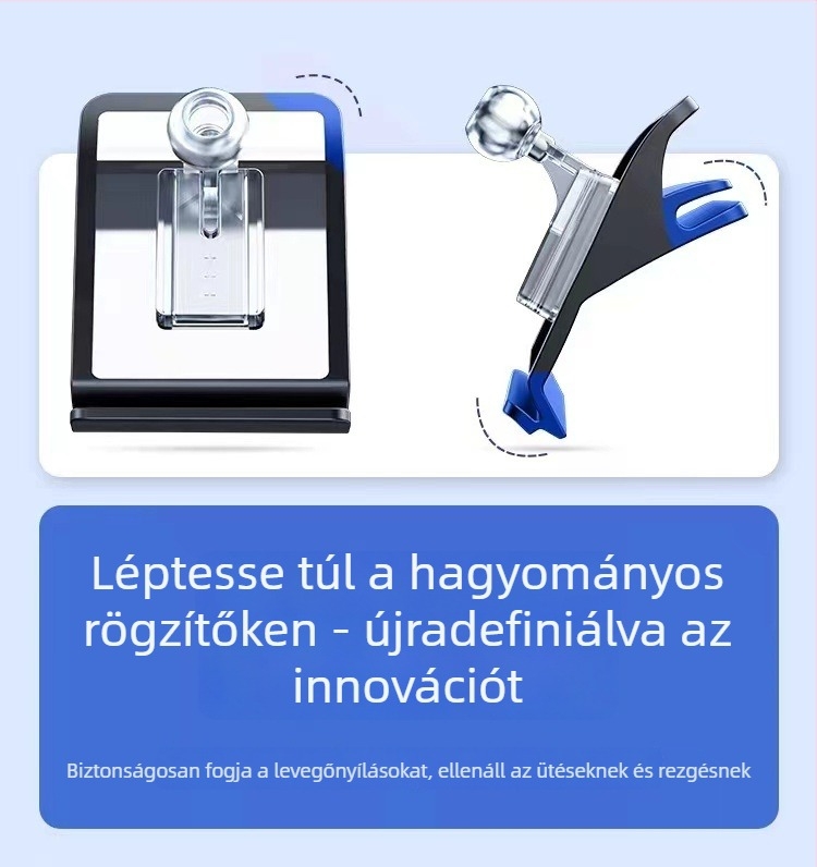 Tesla Model 3 és Model Y autótelefon-tartó elektromos zárással, műszerfalra szerelhető