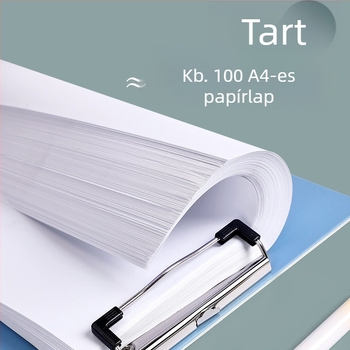 Jiyu mappaklip, modell A4/A5, típus: egyedi erős klip, csiptető méret 9,5×3 cm, papírméret A4/A5
