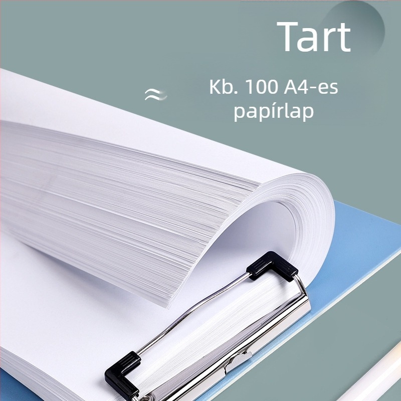 Jiyu mappaklip, modell A4/A5, típus: egyedi erős klip, csiptető méret 9,5×3 cm, papírméret A4/A5