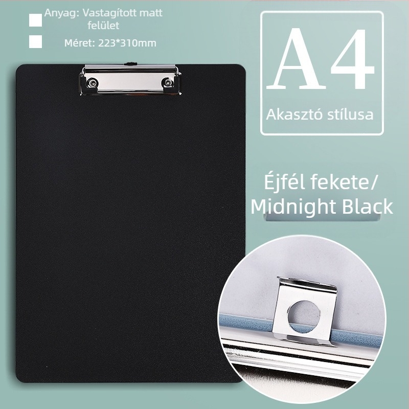 Jiyu mappaklip, modell A4/A5, típus: egyedi erős klip, csiptető méret 9,5×3 cm, papírméret A4/A5