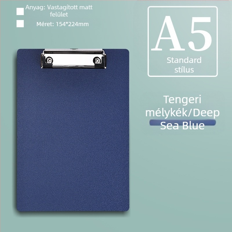 Jiyu mappaklip, modell A4/A5, típus: egyedi erős klip, csiptető méret 9,5×3 cm, papírméret A4/A5