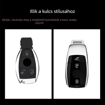Xinhao kulcstartó tok Mercedes-Benz E-Classhoz, velúr, egyszerű stílus