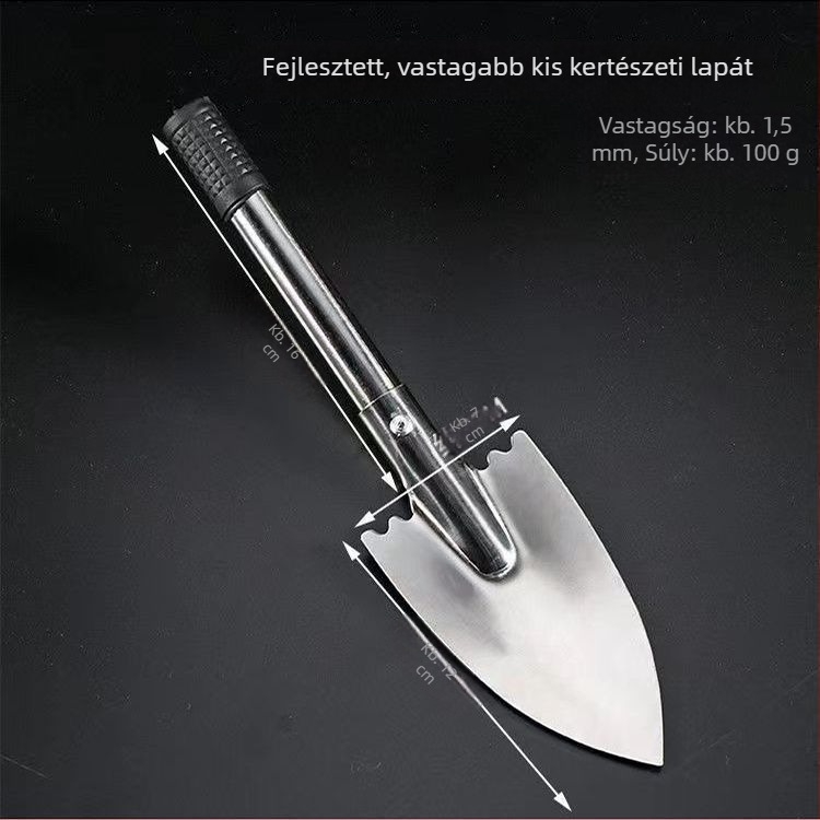 Kertészeti lapátkészlet a talaj fellazításához és ültetéséhez zöldségek, virágok és fák számára; két darabos készlet cserepes növényekhez, Golden Scale Dragon