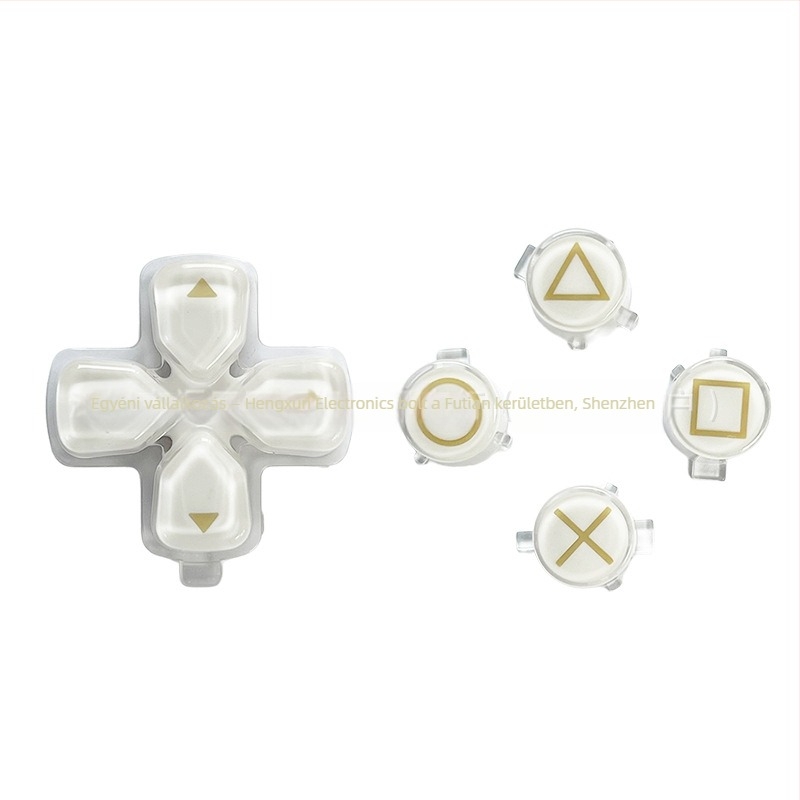 PS5-ös kontroller kristálygombok készlet — ABS anyag, 10 g, gombkészlet PS5-höz