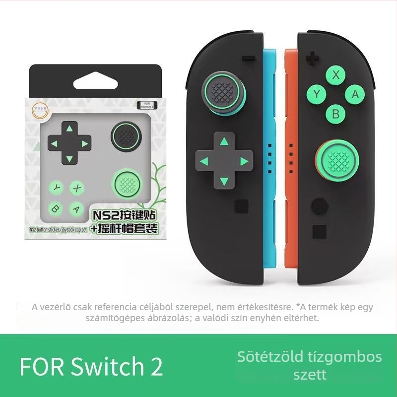 Nintendo Switch 2 szilikon gombsapkák és joysticksapkák, D‑Pad sapkák – konzolhoz tartozékok