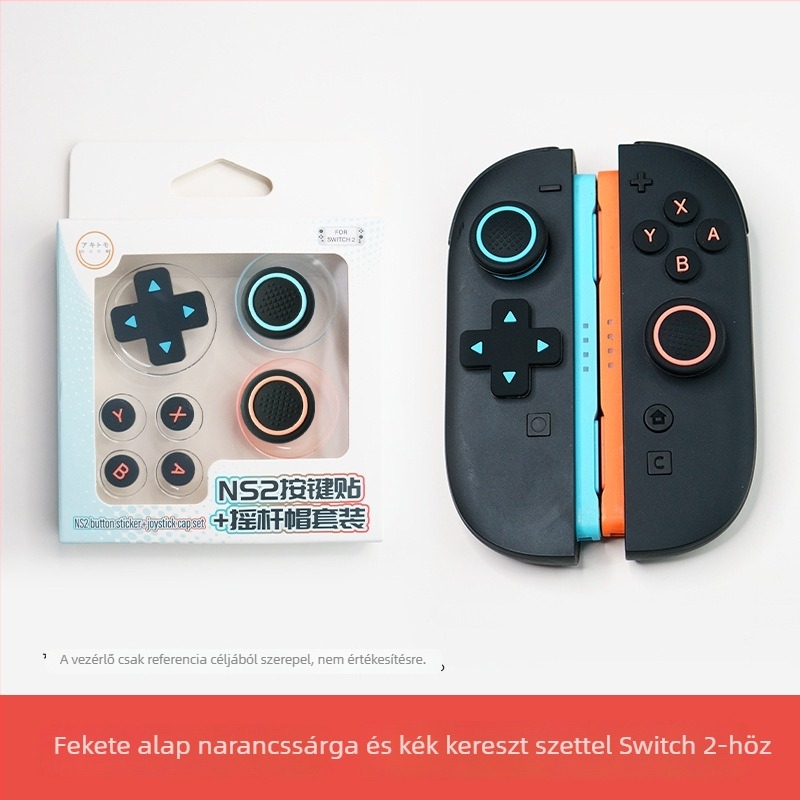 Nintendo Switch 2 szilikon gombsapkák és joysticksapkák, D‑Pad sapkák – konzolhoz tartozékok