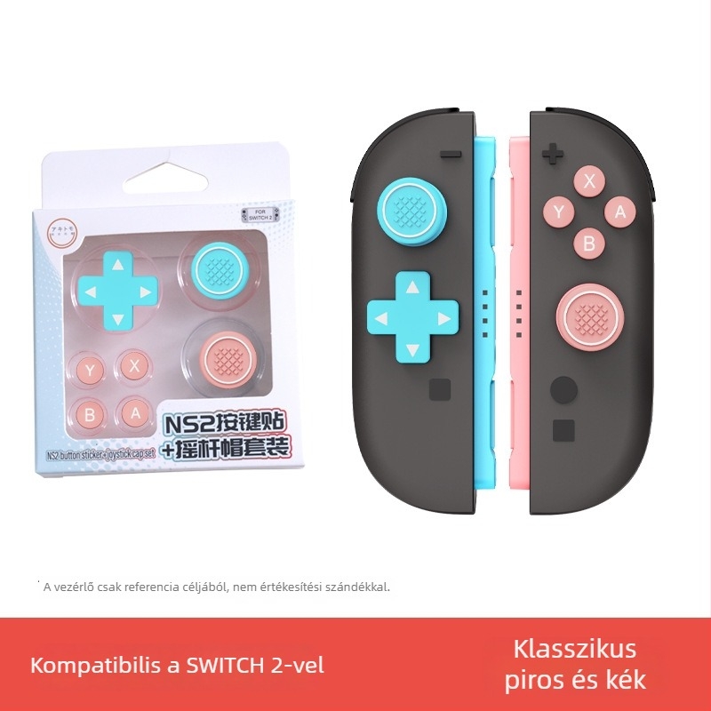 Nintendo Switch 2 szilikon gombsapkák és joysticksapkák, D‑Pad sapkák – konzolhoz tartozékok