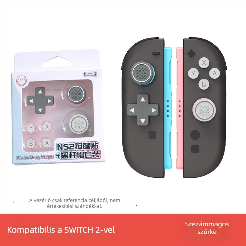 Nintendo Switch 2 szilikon gombsapkák és joysticksapkák, D‑Pad sapkák – konzolhoz tartozékok