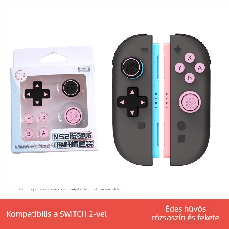 Nintendo Switch 2 szilikon gombsapkák és joysticksapkák, D‑Pad sapkák – konzolhoz tartozékok
