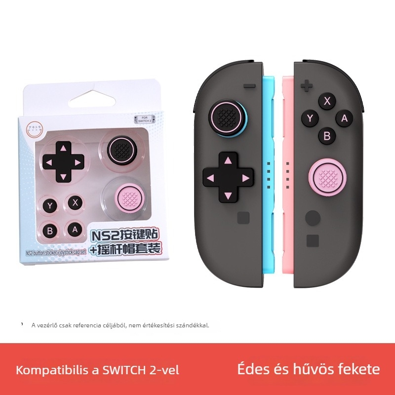 Nintendo Switch 2 szilikon gombsapkák és joysticksapkák, D‑Pad sapkák – konzolhoz tartozékok