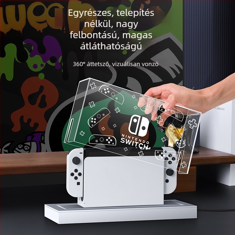 Nintendo Switch alaphoz világító alap, ABS anyag, 294 g