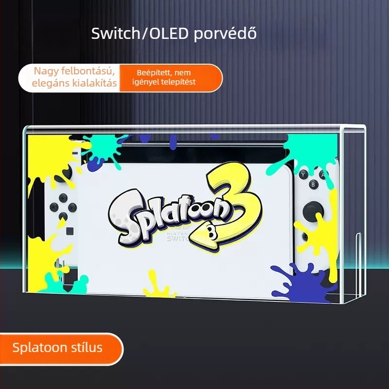 Nintendo Switch alaphoz világító alap, ABS anyag, 294 g