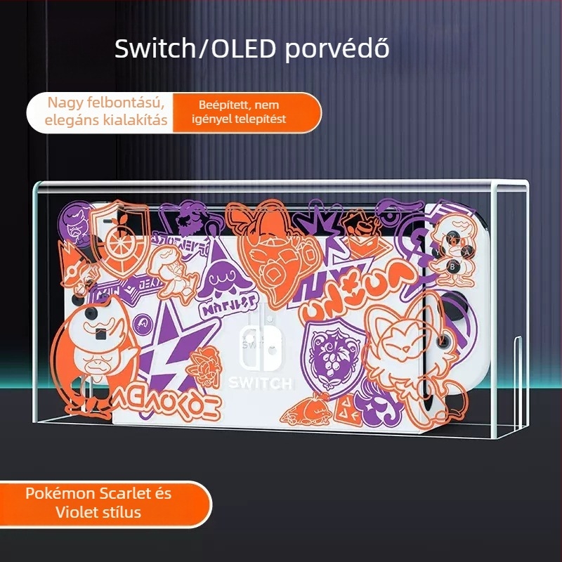 Nintendo Switch alaphoz világító alap, ABS anyag, 294 g
