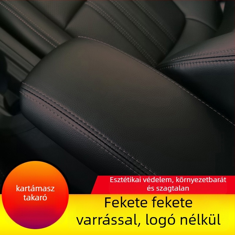 Bőr kartámaszfedél Audi A4/A4L-hez – dekoratív védőborítás, modell Ad-a4-a4l-fsxt-00001