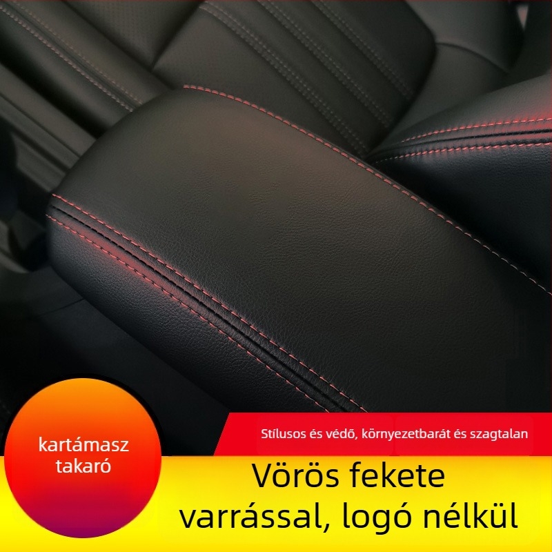 Bőr kartámaszfedél Audi A4/A4L-hez – dekoratív védőborítás, modell Ad-a4-a4l-fsxt-00001