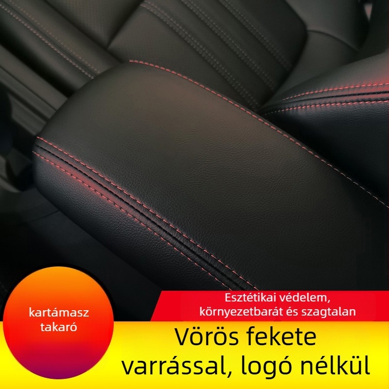 Bőr kartámaszfedél Audi A4/A4L-hez – dekoratív védőborítás, modell Ad-a4-a4l-fsxt-00001