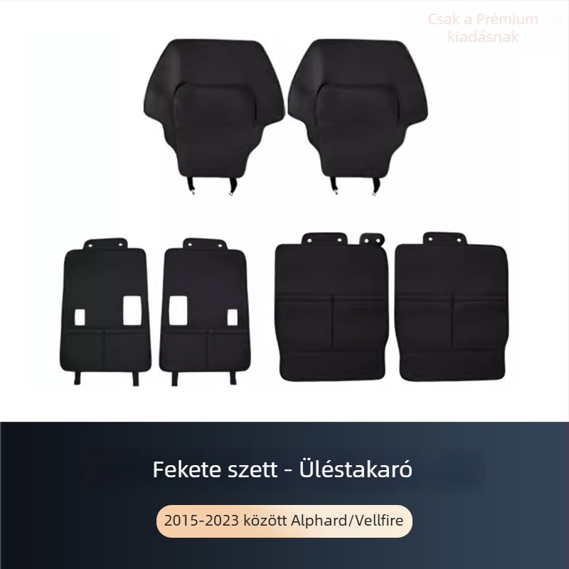 ALF30 hátsó üléstartó védő – bőr, testreszabható feldolgozás, kompatibilis Toyota Alphard 15–22