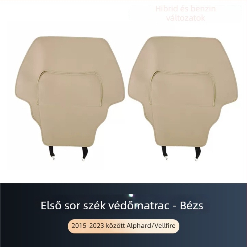 ALF30 hátsó üléstartó védő – bőr, testreszabható feldolgozás, kompatibilis Toyota Alphard 15–22