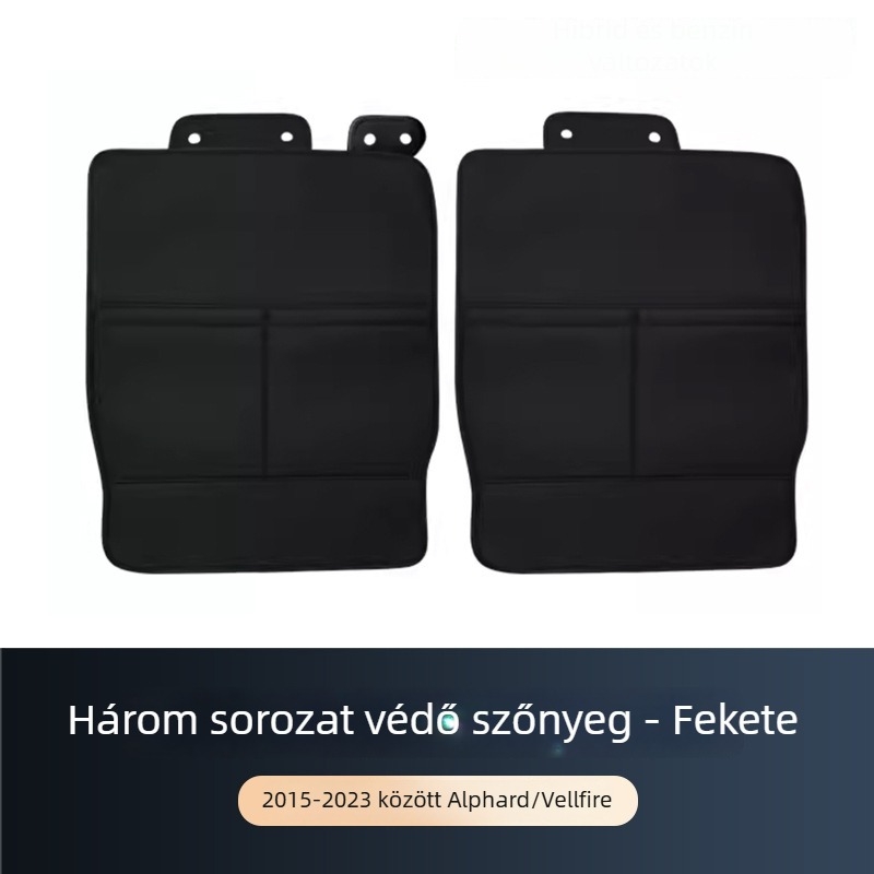 ALF30 hátsó üléstartó védő – bőr, testreszabható feldolgozás, kompatibilis Toyota Alphard 15–22
