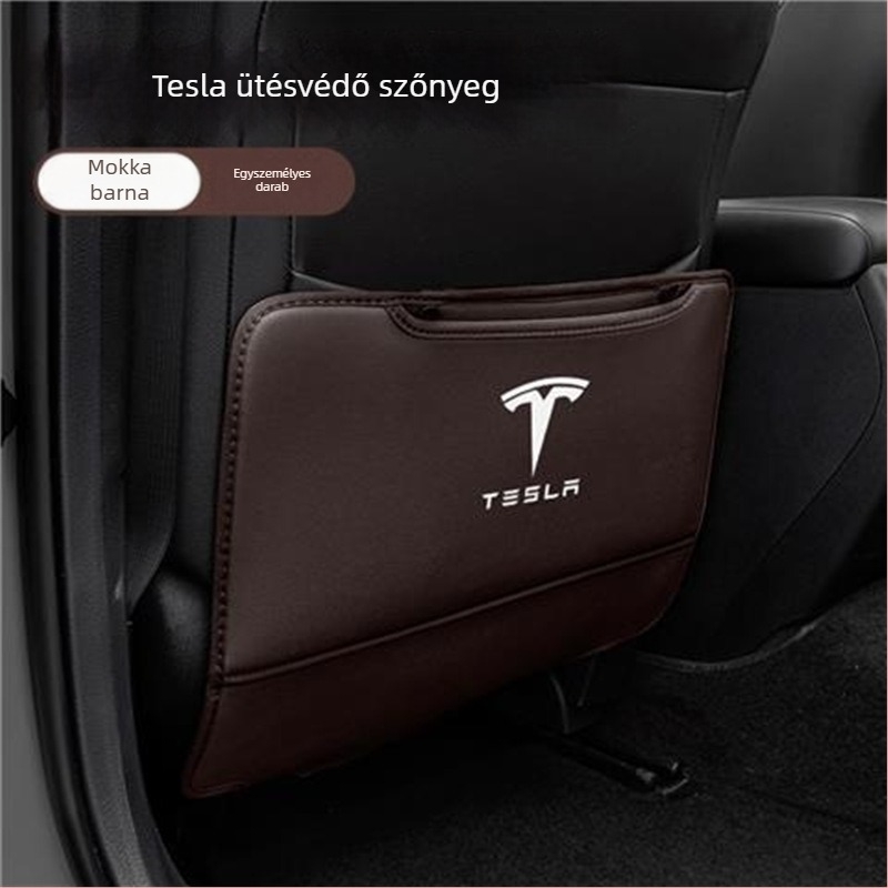 Qichen Elülső ülés hátsó védő párnája Tesla Model 3/Y/X-hez - ütésvédelmi védelem