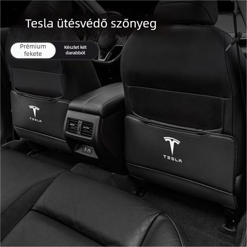 Qichen Elülső ülés hátsó védő párnája Tesla Model 3/Y/X-hez - ütésvédelmi védelem