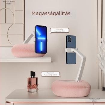 An shishui Tabletállvány plüss párnával, ágytámasz, alumínium telefon-tartó, IP-stílus