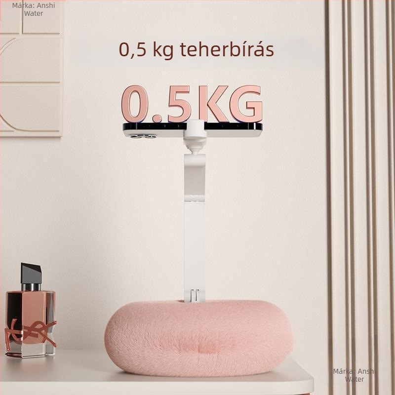An shishui Tabletállvány plüss párnával, ágytámasz, alumínium telefon-tartó, IP-stílus
