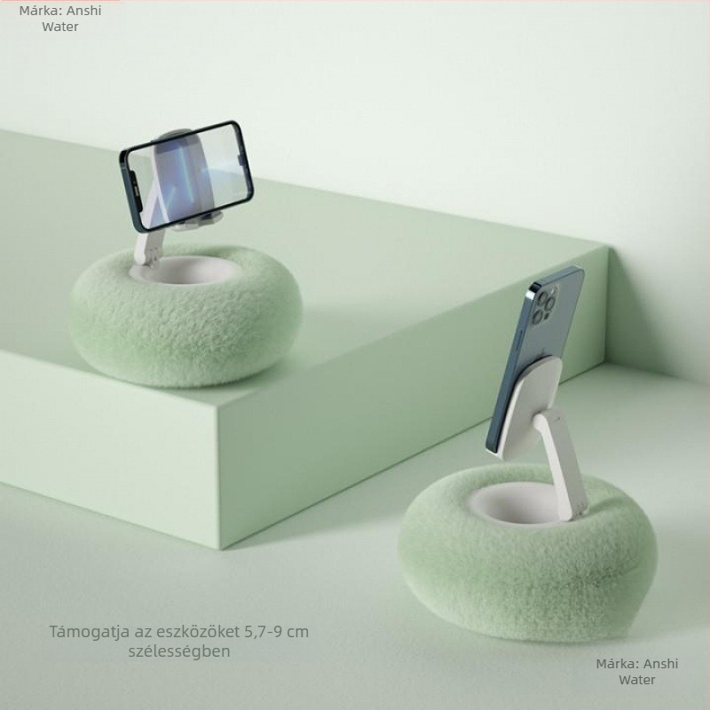An shishui Tabletállvány plüss párnával, ágytámasz, alumínium telefon-tartó, IP-stílus