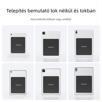 Mágneses ragasztólap tablettatartóhoz és e-olvasóhoz (ragasztó típusú) – univerzális kompatibilitás