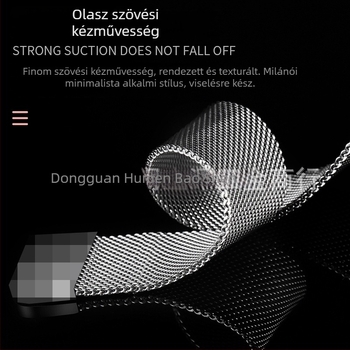 S10 fém mágneses Milanese szíj Apple Watch-hoz